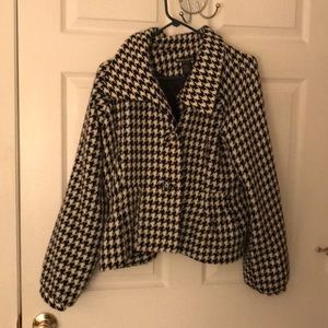 RubberDoll houndstooth print jacket